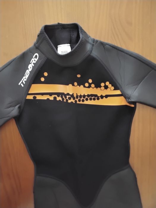 Fato Surf curto Criança Neoprene tribord 10 anos decathlon