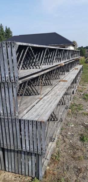 Kratownica dachowa konstrukcja stalowa hali wiązar wiaty obory garażu