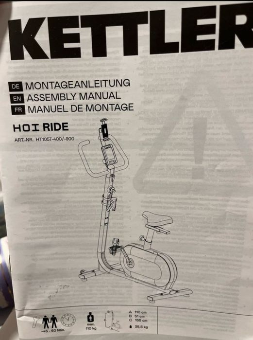 Rower, rowerek stacjonarny Kettler Ride Hoi HOI