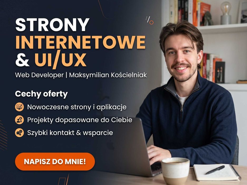 Strony internetowe | Od pomysłu do wdrożenia | Nowocześnie, szybko - wycena gratis