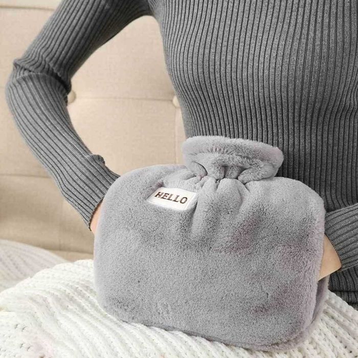 TORMOFOR duży pluszowy kotek gumowy na wodę 1,25 l S119