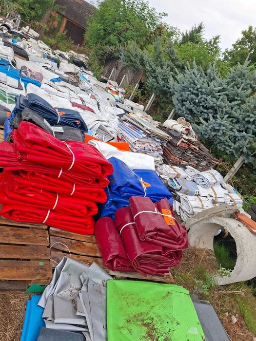 Mocna plandeka do zabezpieczenia rolnicza budowlana gruba