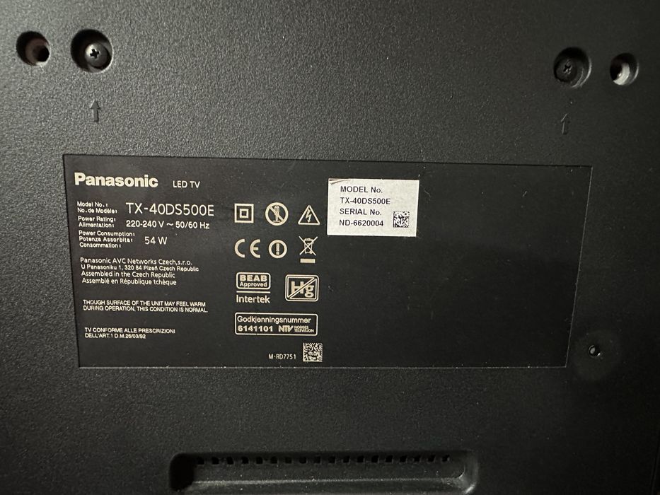 TV LED 40" - Panasonic TX-40DS500E, Smart TV, Full HD, Wi-Fi