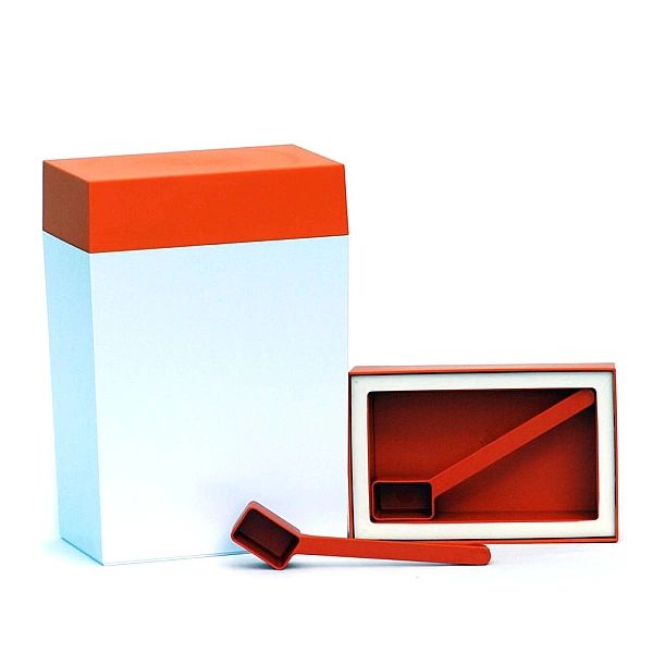 Pojemnik O’LaLa prostokątny, z miarką, 3,0 l, biało-pomarańczowy