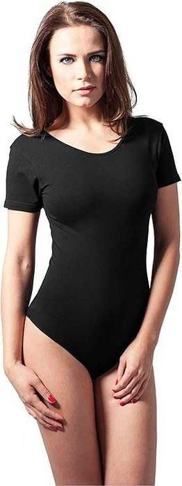 Damskie Body URBAN CLASSICS L Z Krótkim Rękawem Czarne