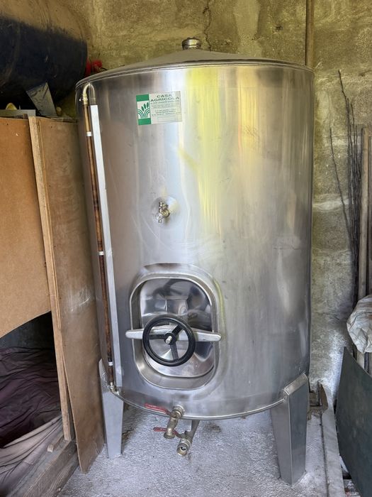 Cuba de inox para vinificação 500L