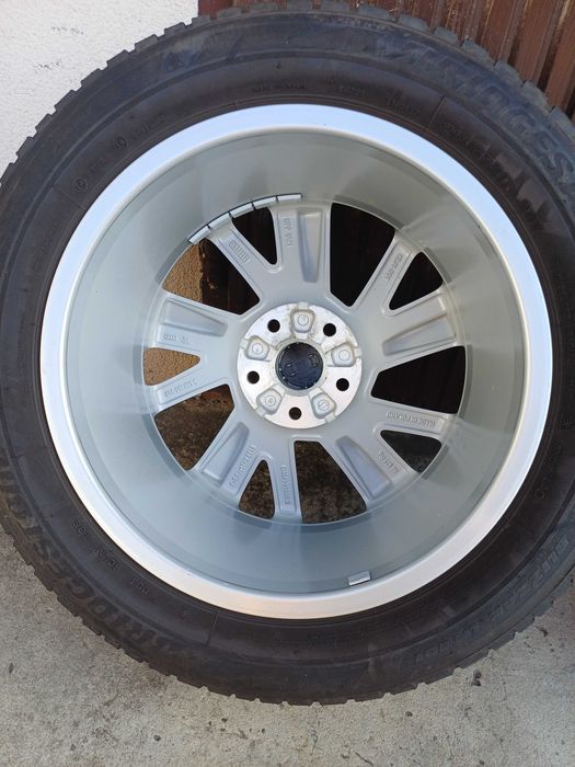 Koła zimowe Audi 17 7J ET45 215/55 R17 5x112 Bridgestone