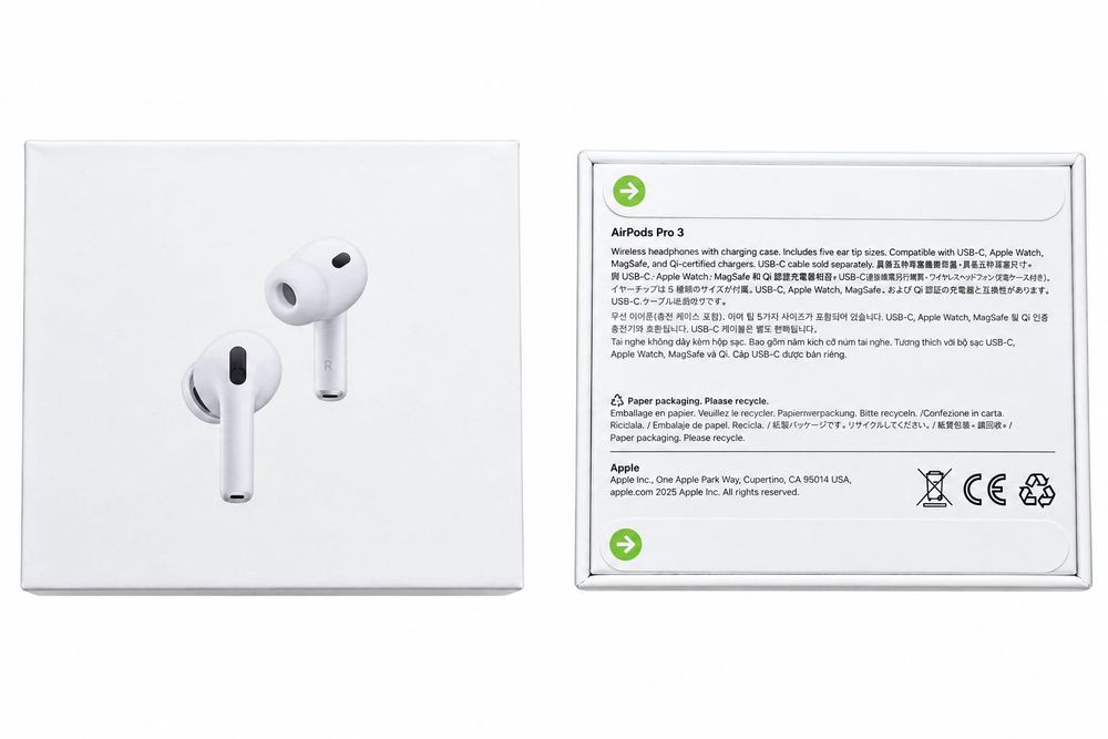 Nowe Słuchawki Bezprzewodowe Pro 3 (Replika Premium, USB-C, MagSafe)