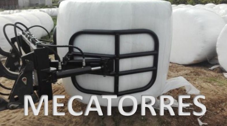 Pinça porta rolos nova para carregador frontal (fabrico próprio)