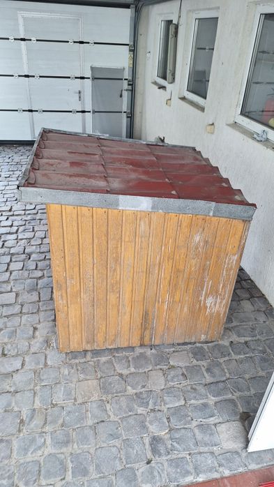 Буда для великого собаки утеплена