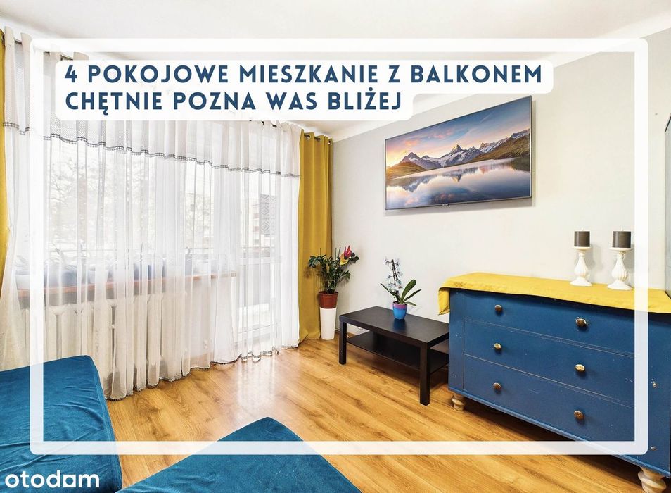 Mieszkanie na I piętrze przy ul. Zachodniej w Chełmie |72 m² |4 pokoje