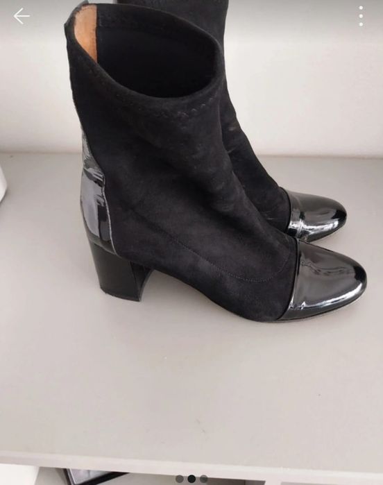 Botas pretas médias