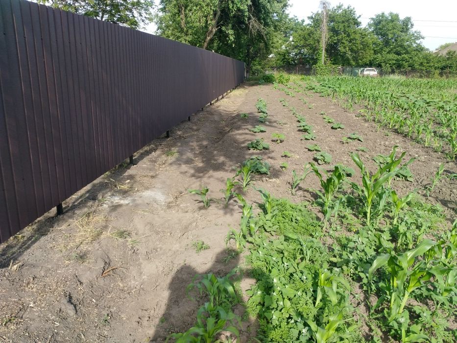 Заборы из профнастила,установка и демонтаж.