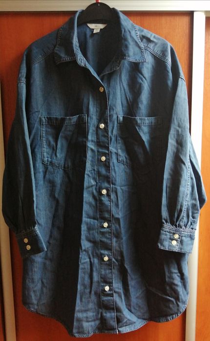 SUPER duża modna Tunika dżinsowa H&M stan jak nowa