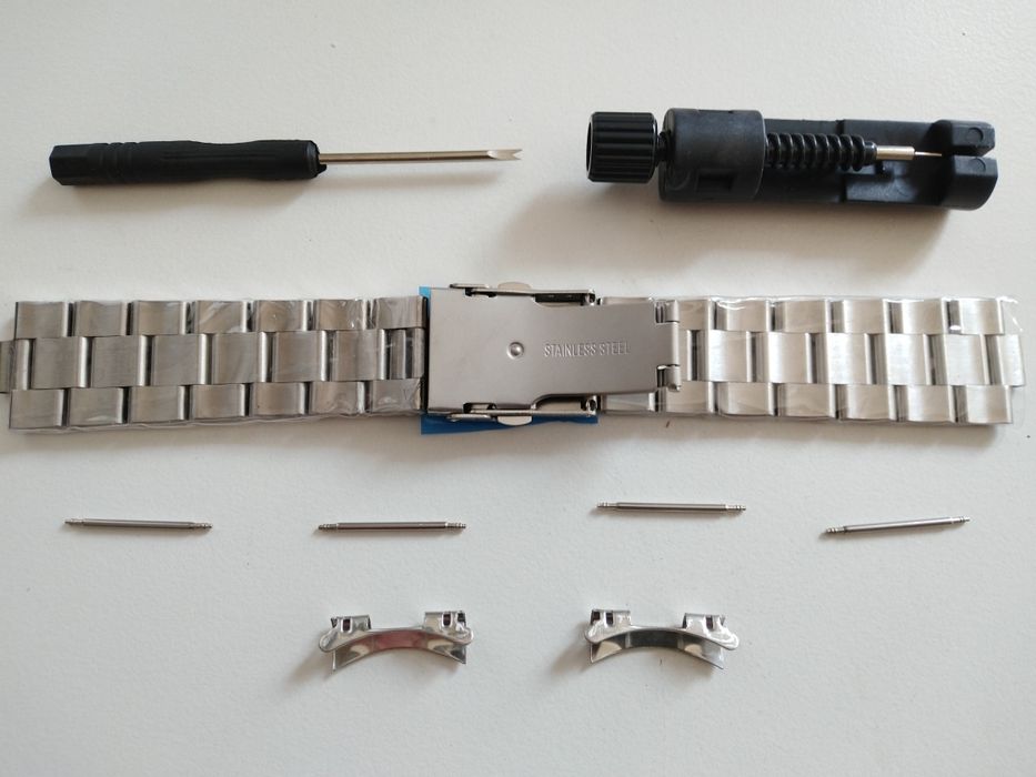 Bransoleta do zegarka 22 mm z wypełnieniem uszu