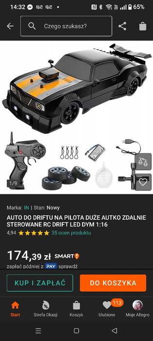 Auto na sterowanie nowe