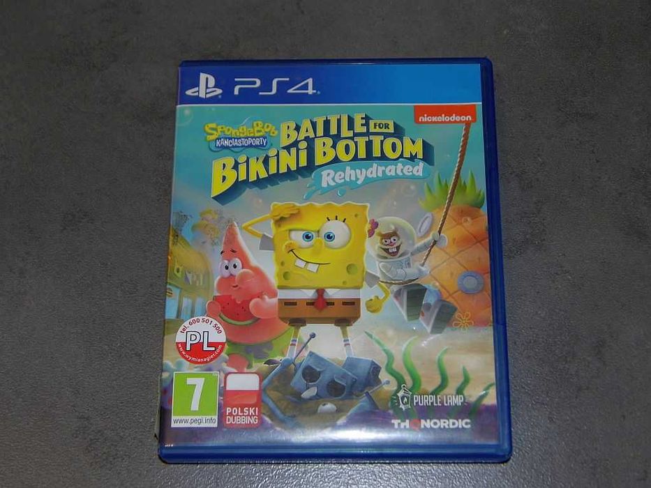 Gry na PS4 Need for Speed Payback, Fifa 22, The Sims 4, SpongeBob PL