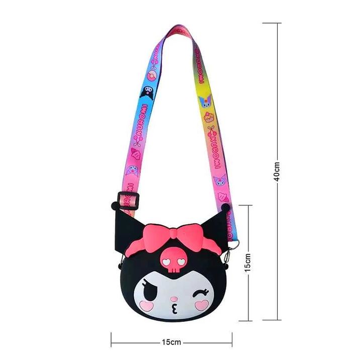 Kuromi piękna słodka torba na ramie listonoszka Hello Kitty Sanrio