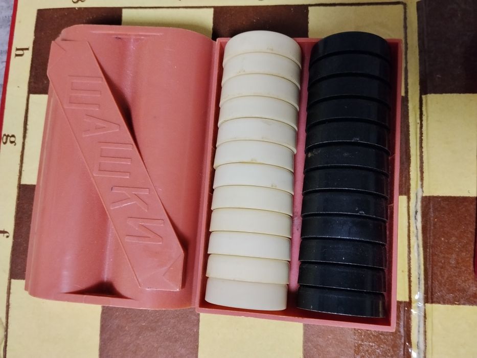 Шашки времен СССР.