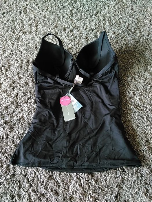 Strój kąpielowy Tankini stanik koszulka biustonosz 38D NOWY