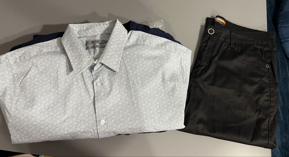 Okazja! Paka ubrań 7 sztuk męskich eleganckich rozmiar M wzrost 180