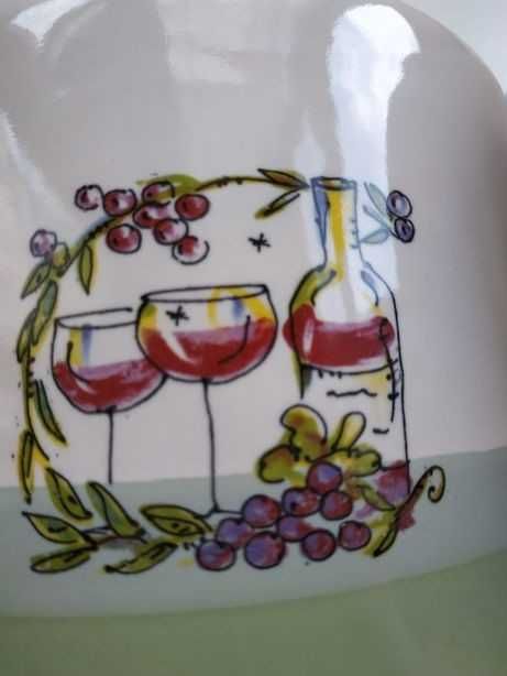 Набор банок для сыпучих, керамика сахар гречка рис, итальянский стиль