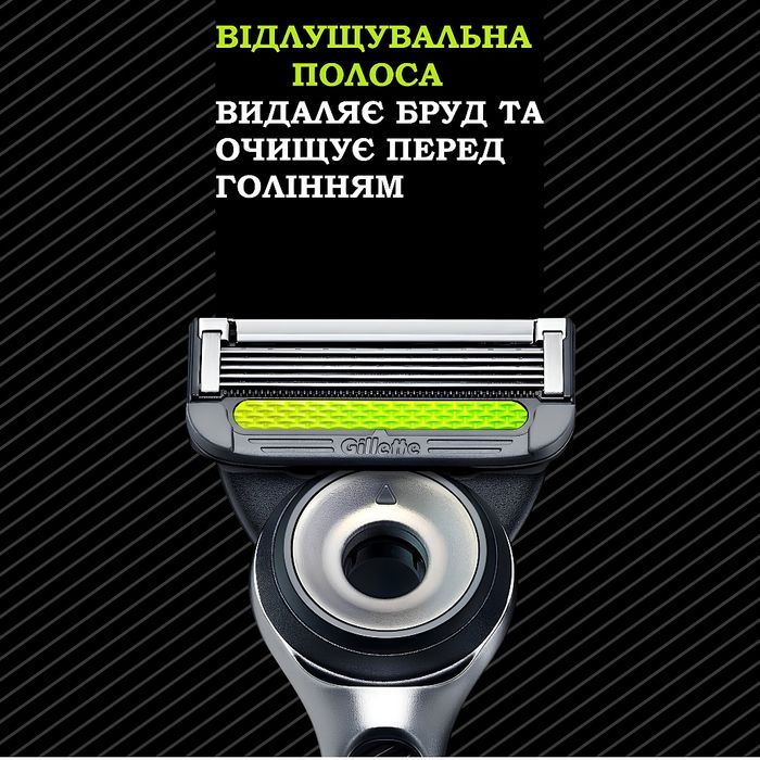 Змінні леза Gillette Labs Exfoliating bar (виробництво США), 4+6=10 шт