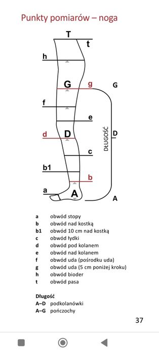 Podkolanówki uciskowe 2 klasa Avicenum różne rozmiary