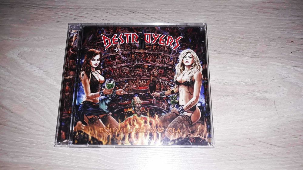 Destroyers - Dziewięć Kręgów CD Nowa Autografy zespołu kat vader turbo