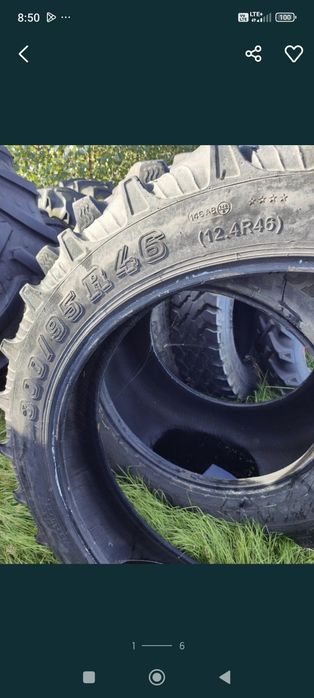 Koła 300/95 R - 46 wzmocnione 12.4 R46 Taurus radialne zachodnie 22cm