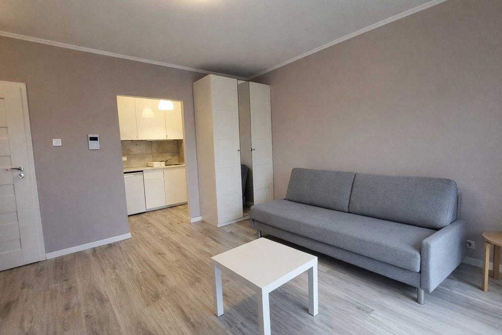 Nowoczesne studio 27 m² z dużym balkonem | 400 m do Metra Młociny