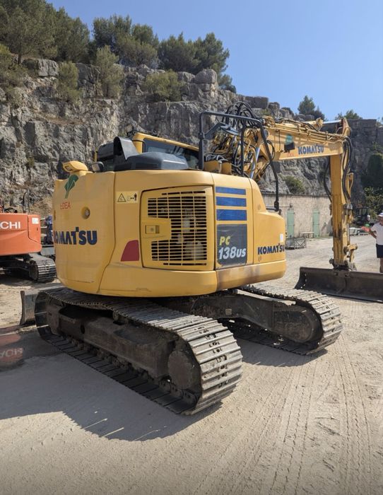 Mini giratoria komatsu pc 138