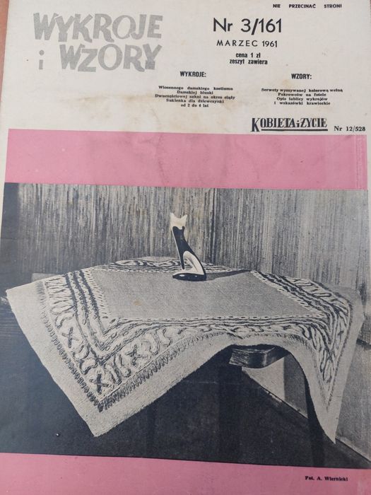 kolekcja PRL Wykroje i wzory 1959 do 1963