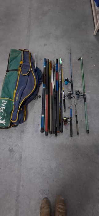 Lote de canas pesca