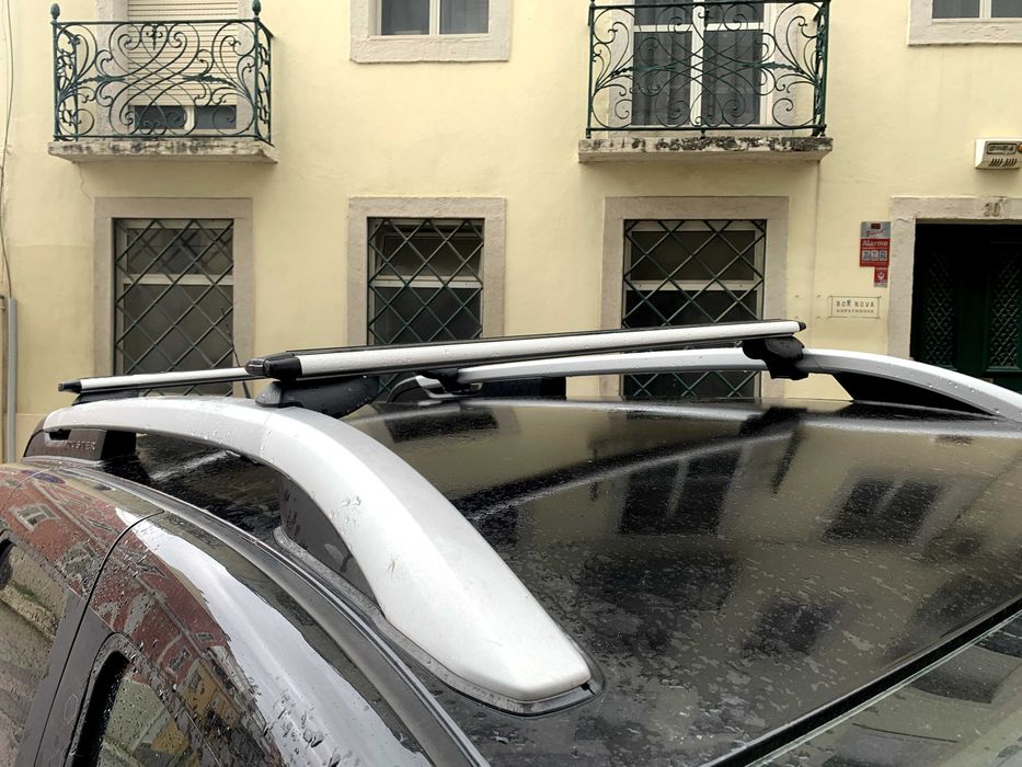 Barras de tejadilho Montblanc para Dacia Duster 2 – Excelente estado
