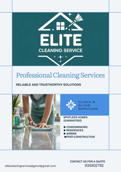 Serviço de limpeza interior e exterior de Tavira a vila real