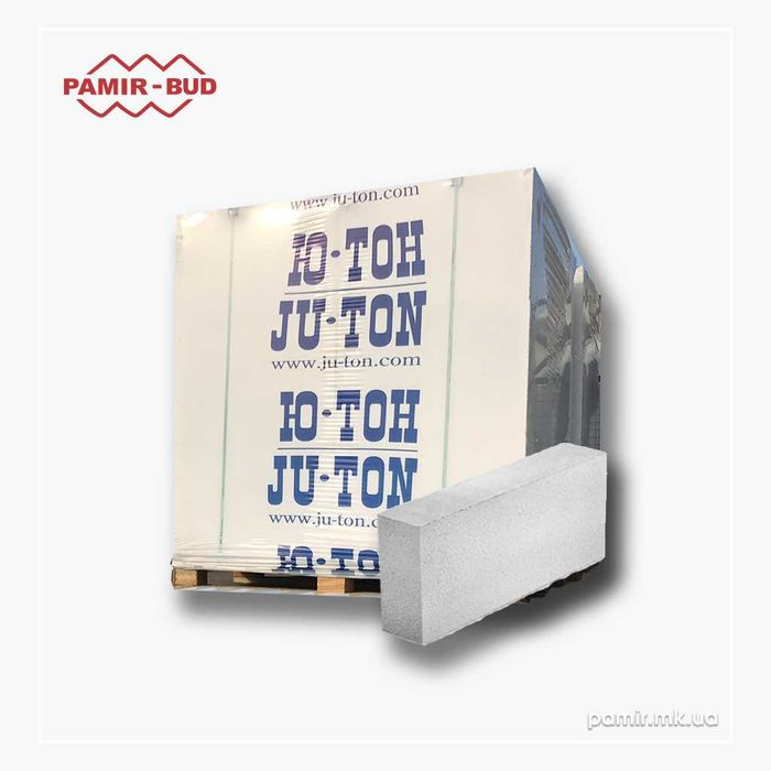 Газоблоки JU-TON 1 гатунок, 100, 300, 400. Доставка маніпулятором.