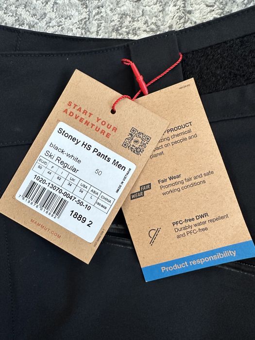 Spodnie Mammut Stoney męskie nowe oryginał 100%