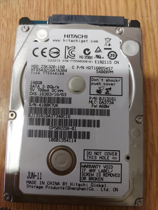 HDD Hitachi 160gb