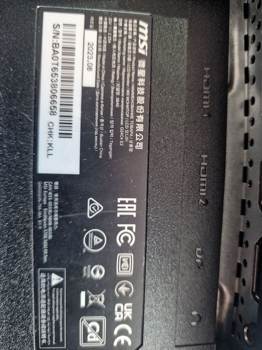 Monitor, myszka klawiatura  komplet dla graczy