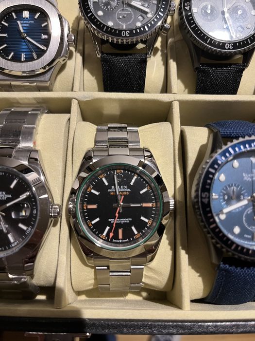 Colecao de relogio automatico e quartz