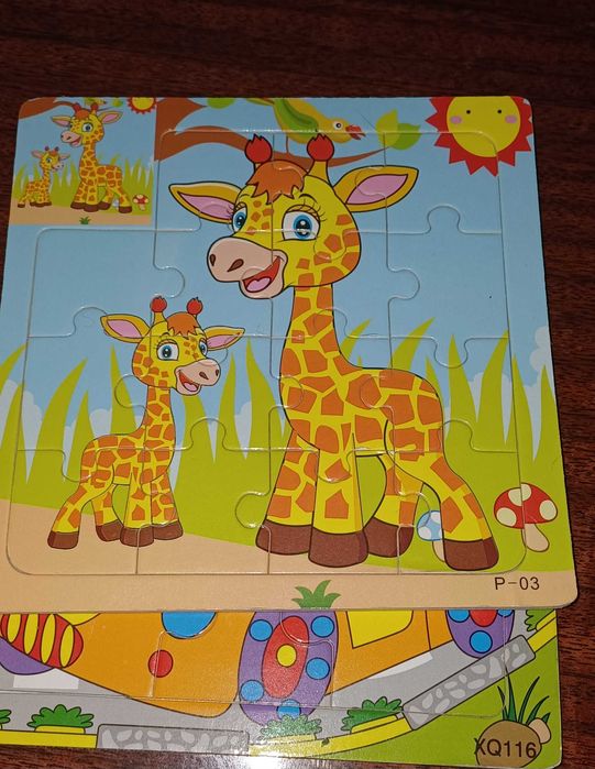 Пазли дитячі раннього розвитку 5 шт