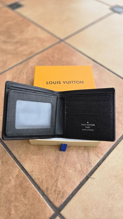 Portfel Louis Vuitton czarny męski damski prezent monogram