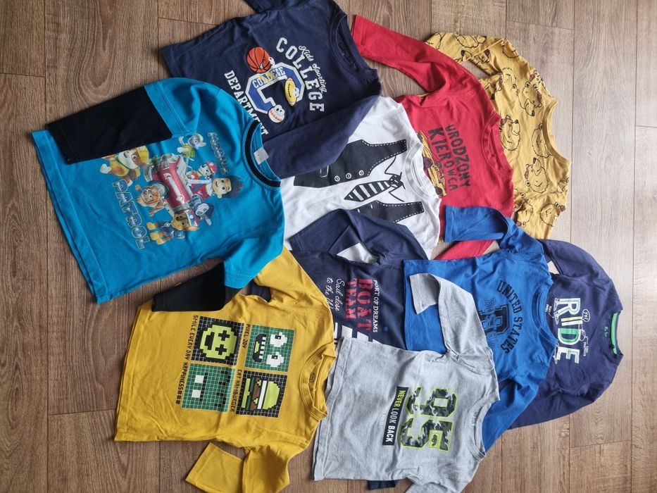 Mega paka ubran 104 dla chlopca 60szt
