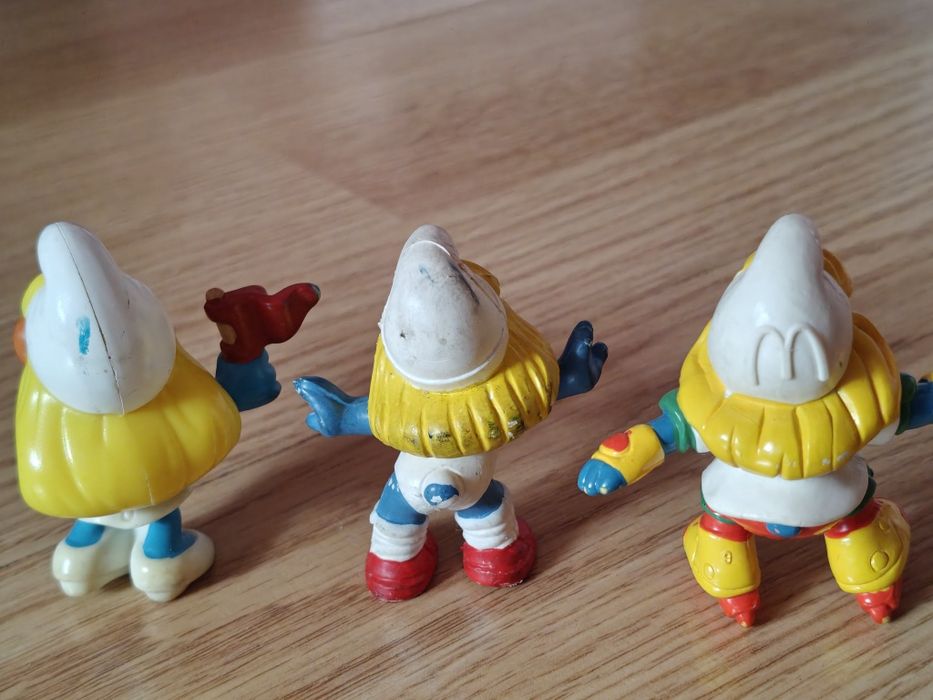 Smerfy Smerfetki 3 sztuki