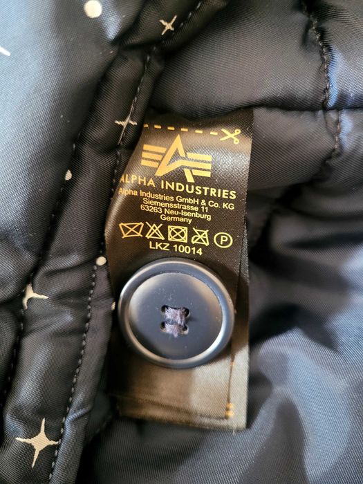 Alpha industries kurtka zimowa męska NASA Starry Blue gwiazdy M kurtka