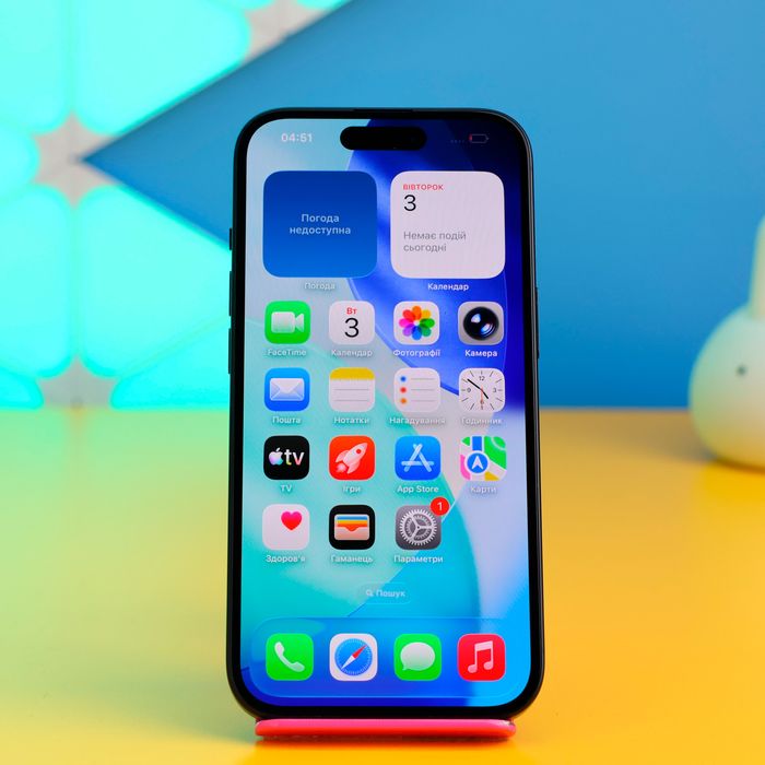 Смартфон Apple iPhone 15 128GB Black (158580) Б/У З ГАРАНТІЄЮ