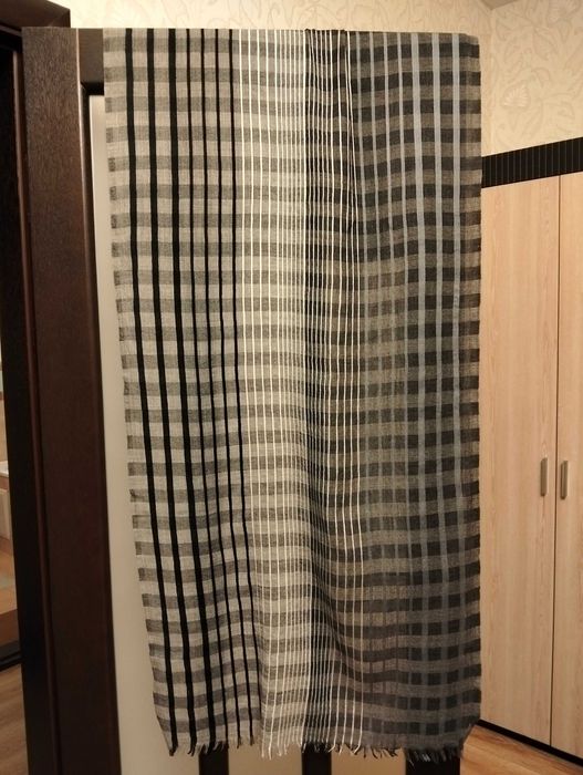 Шарф палантин кашне Ahujasons 73смх201см85% шерсть 15% вискоза унисекс