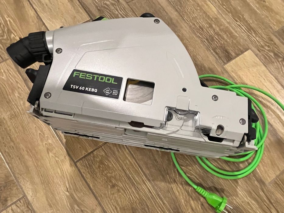 Zagłębiarka z podcinakiem Festool TSV60 z kątownikiem i szyną 2m piły