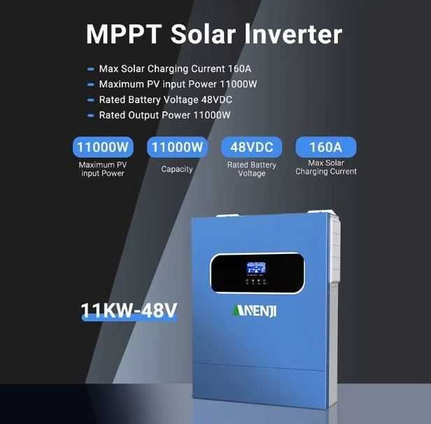 Anenji гібридний інвертор 11 кВт